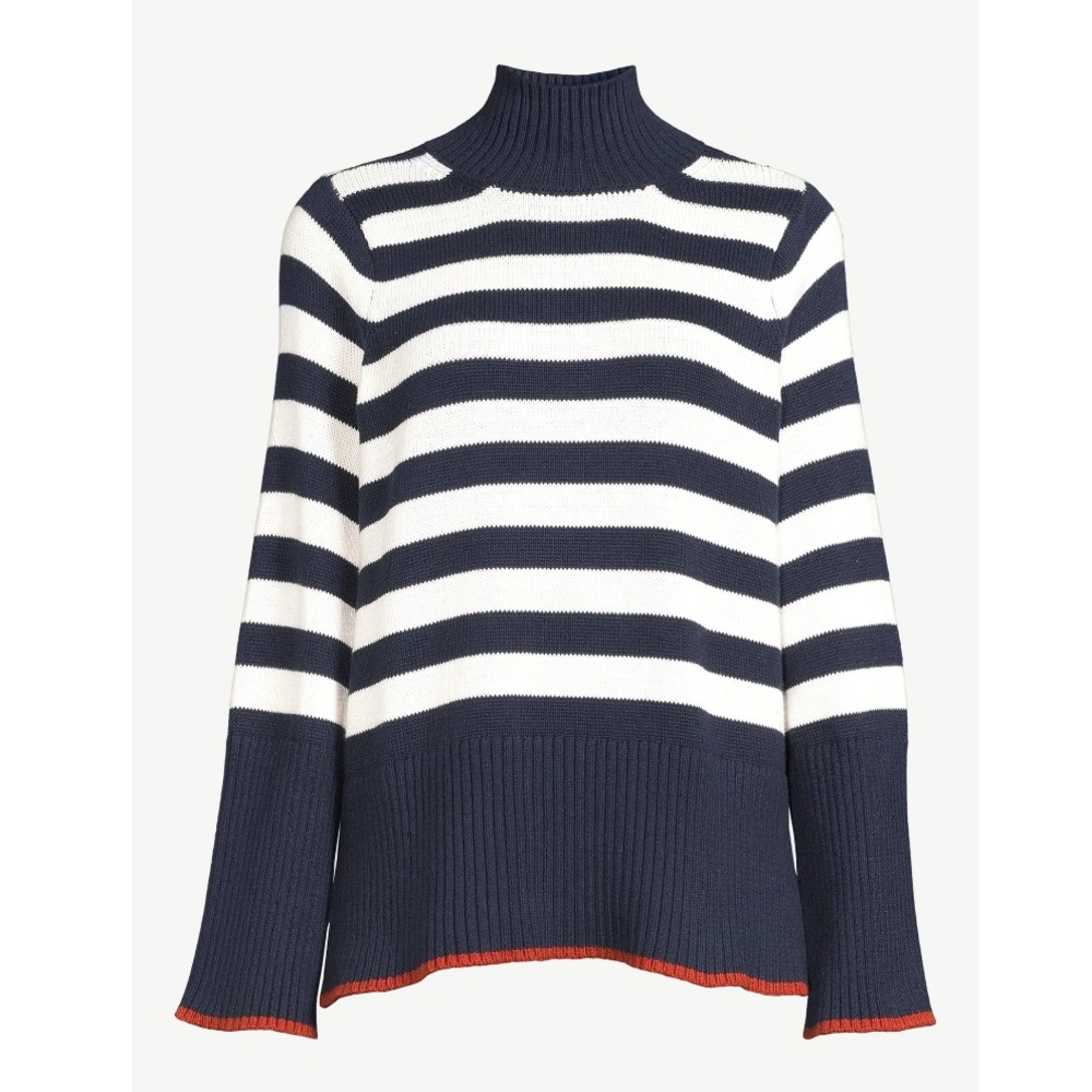 Ribbed Turtleneck Sweater